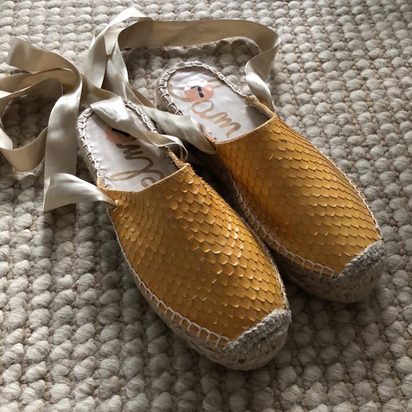 Sam Edelman INNA Lace Up Espadrille Flats NWT - Picture 3 of 5